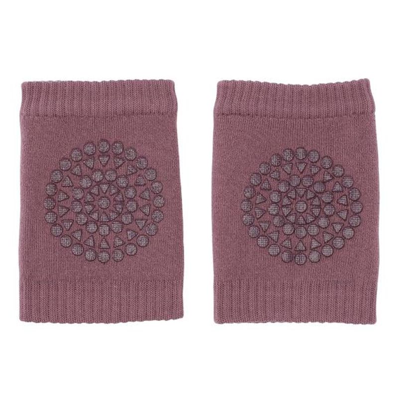 GoBabyGo - Antiskli knebeskyttere i bomull Misty plum