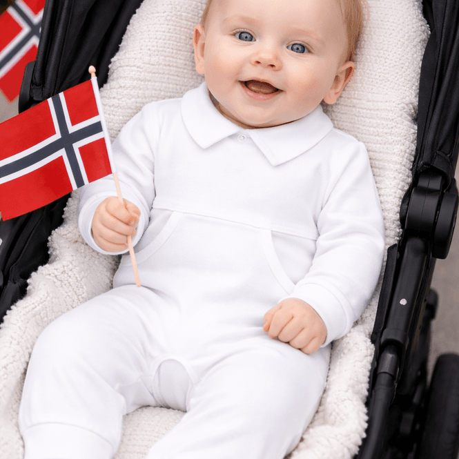 Hovedbilde Joha - Heldrakt i bomull Gutt Hvit