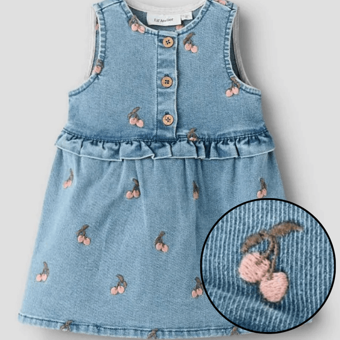Hovedbilde Lil`Atelier - Babykjole i denim 