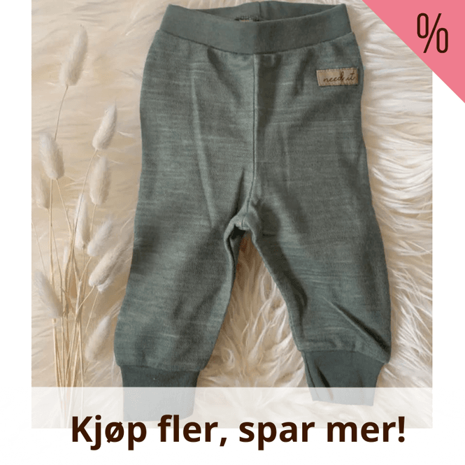 Hovedbilde Need It - Leggings i ull/bambus 